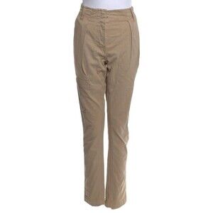 Isabel Marant Straight Pants Women’s Size XS Beige Mid Rise Pockets Trouser